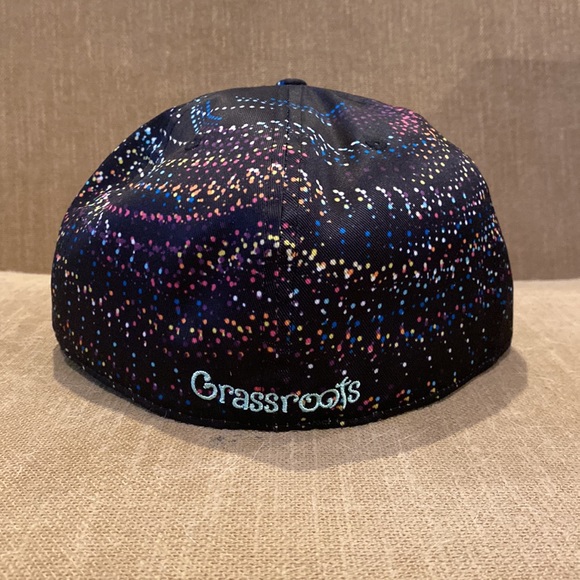 Grassroots California Night Owl Rainbow Vortex Fitted Hat - Picture 4 of 4